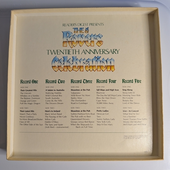 Vintage Canadian Gordon Lightfoot & Irish Rovers Vinyl Record Set Of 7 - Picture 4 of 6